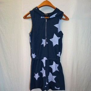 Poof 4th of July Hooded Romper